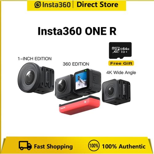 Insta360 ONE R Insta 360 4K 5.7K Action Camera Twin Edition/ 360 Edition/1-inch Edition Waterproof Like Gopro