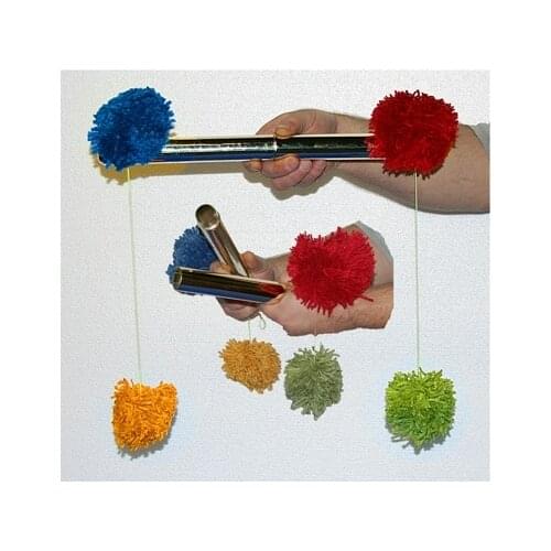 Pom Pom Stick Classic Chinese Magic Tricks Magician Stage Close Up Accessories Illusions Props Gimmick Mentalism Classic Toy Fun