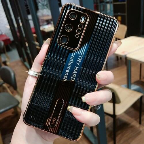 Luxury Cute Plating Trunk Silicone Phone Case For Huawei P40 P30 P20 Mate 30 20 Pro Honor 30 Ultra-thin Camera Protection Cover
