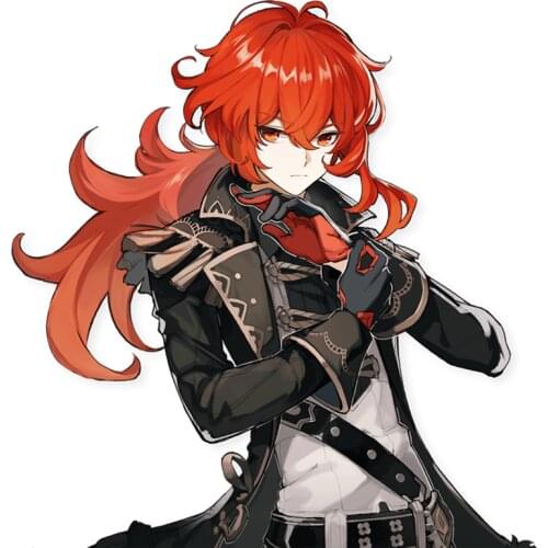 RuleMylife genshin impact car stickers decal anime cute car accessories decoration pegatinas para coche