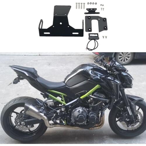 Universal License Registration Plate Holder Replacement for KAWASAKI Z900 17-20 Tail Tidy Stand Steady Motorcycle Accessories