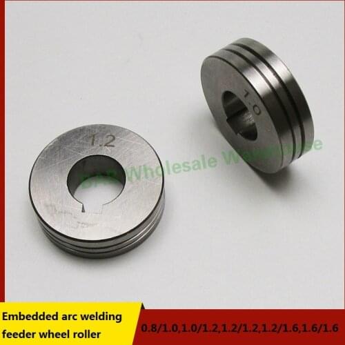 Embedded arc welding feeder wheel roller OD 36mm thickness 11mm inner hole 15mm welding rang 0.8mm 1.0mm 1.2mm 1.4mm 1.6m