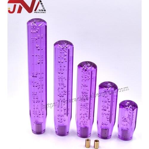 5 Colors 10/15/20cm Bubble shift knob for car modification Purple/Yellow Crystal gear shift knob