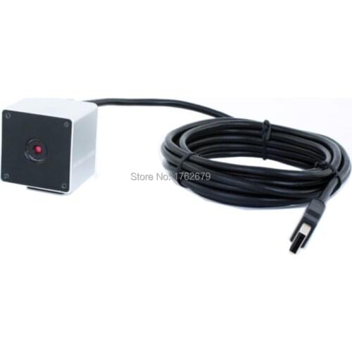 Auto focus HD free driver mini cctv surveillance endoscope silver box 5mp usb camera