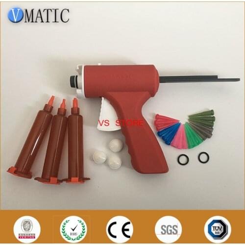 Free Shipping 10 Ml Cc Plastic Glue Adhesive Dispensing Caulking Syringe Gun