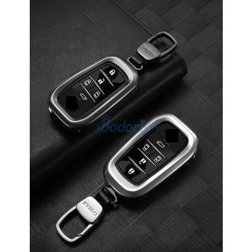 For Toyota Alphard VELLFIRE 30 2016-2018 3 Color Key Chains Case Ring Cover Chrome Car Styling Accessories