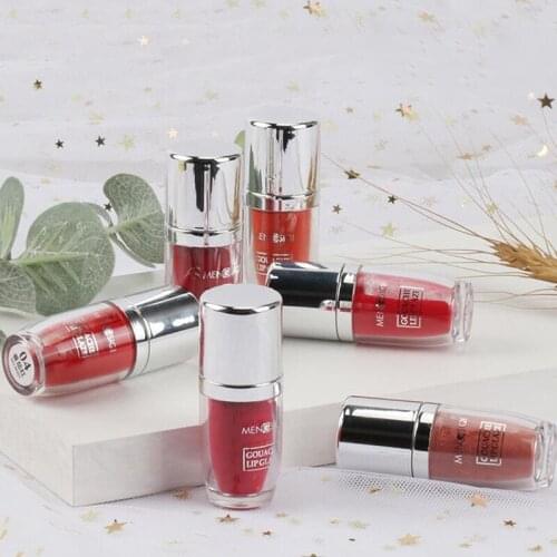 Lip Glaze Soft and Plump Moisturizing Lip Glaze Smooth Texture Waterproof Beauty Makeup Tool 1pc
