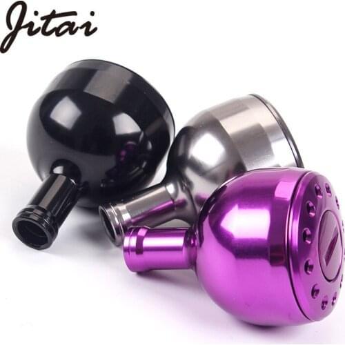 JITAI Aluminum Alloy Fishing Reel Knobs Full Metal Fishing Handle Knobs For Baitcast Spinning Drum Trolling Fishing Reels Peche