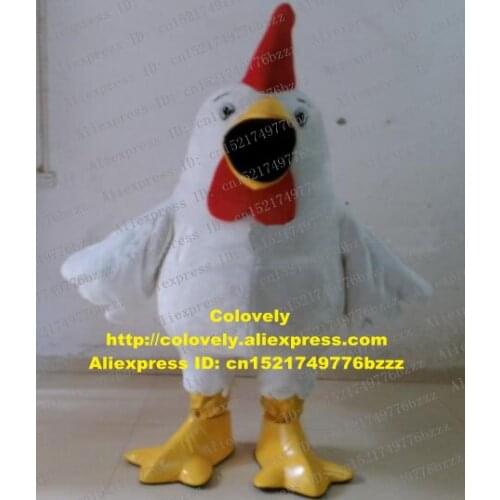 Chicken Chook Cock Rooster Hen Chick Mascot Costume Adult Cartoon Character Performn ACTING Hotel Restaurant Movie Props zz7010
