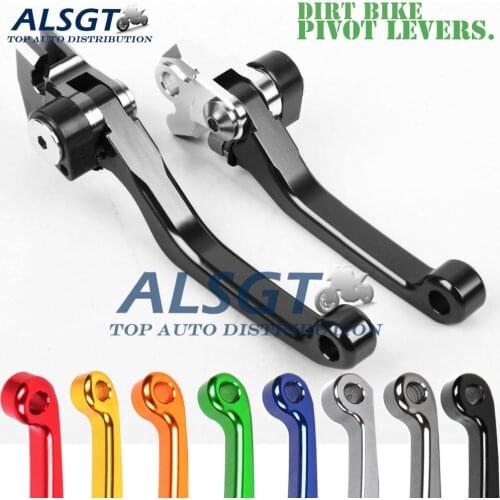 For Kawasaki KX250F KX450F 2013 - 2019 2016 2015 2014 Dirt Pit Bike Pivot Brake Clutch Levers Set CNC Purple/Black/Silver/Grey