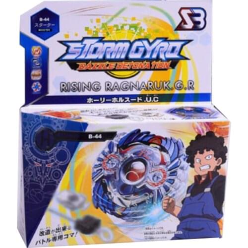 NEW Spinning Top Burst B44 B34 B35 B36 B37 B41 B48 Starter Zeno Excalibur .M.I (Xeno Xcalibur .M.I) with launcher kids toys