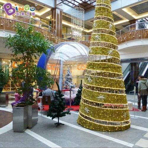 Customized 4 meters Christmas Day giant inflatable snow globe high quality blow up balloon decorations for toys