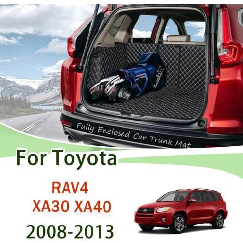For Toyota RAV4 XA30 XA40 2008 2009 2010 2011 2012 2013 Car Trunk Mat Car Boot Liner Cargo Compartment Car Accessories Styling