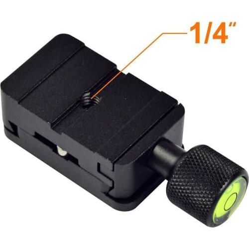 Durable K30 Clamp + 1/4" Mount QR Quick Release Plate 30mm for Benro Arca Swiss Tripod