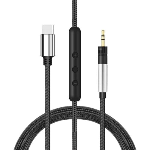 OFC USB Type C Replacement Cable Extension Cord for Sennheiser HD4.40 HD 4.40 BT HD4.50 HD 4.50 BTNC HD4.30i HD4.30G Headphones