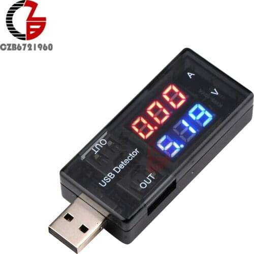 5V 2.5A Dual Output USB Tester Mobile Power Charger Doctor Dual Display LED Digital Voltmeter Ammeter Voltage Current Detector