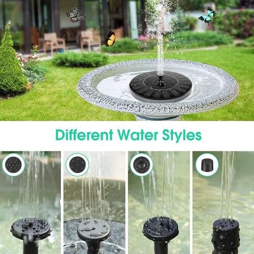 Solar water fountains home decoration Bird Fountain Water Floating garden fountains garden decoration Floating Bird Bath