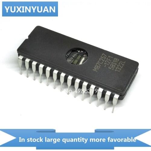YUXINYUAN 1PCS M87C257-12F1 M87C257 87C257-12F1 CDIP28 in stock