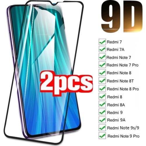 Tempered Glass for Xiaomi Poco X3 M3 f2 pro for Redmi Note 7 8 9 10 Pro 9s Glass Screen Protector For Redmi 9a 8a 7a Glass