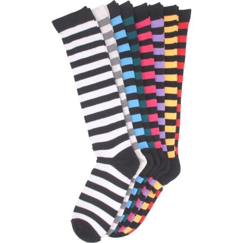 1 pair of ladies cute sexy high socks Japanese college wind knee socks sexy stockings