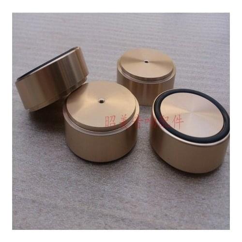 4 pieces of all-aluminum alloy diameter 58 high 22 audio power amplifier feet speaker feet nail tripod shock absorber foot pad