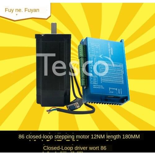 86 full closed loop high speed constant torque stepper servo motor set closed loop stepper motor driver 12Nm