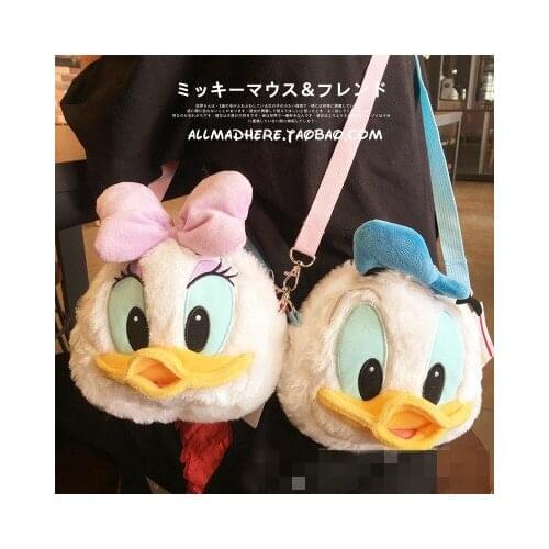 Free Shipping DISNEY New Cute Cartoon Donald Duck Daisy Duck Plush Lady Cross-body Bag Toys Doll Bags Shoulder Bag