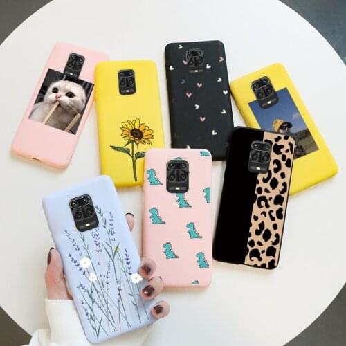 For Xiaomi Redmi Note 9 Pro Max Case 6.67" Soft Silicone TPU Cover For Xiaomi Redmi Note 9s 9 S Pro Promax Cute Animal Capa Bags