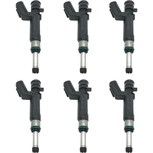 6pcs 16600-1KT0A For Fuel Injector Nozzle for Nissan Versa 2012-2015 1.6L HR16DE 166001KT0A