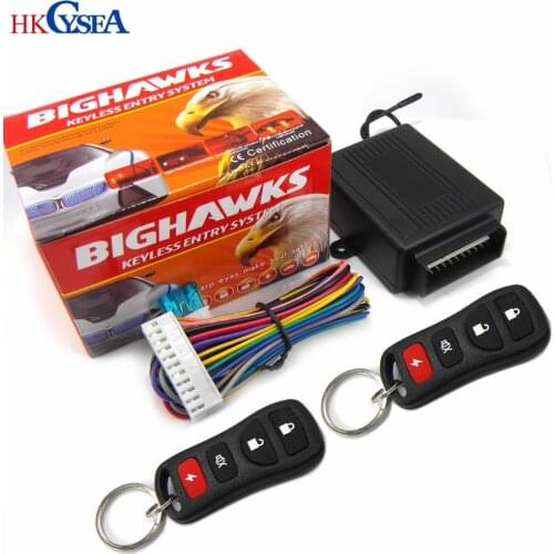 HKCYSEA Universal Keyless Entry Engine Start Car Alarm System Car Alarm Remote Control Door Lock With Remote Control M602-8170