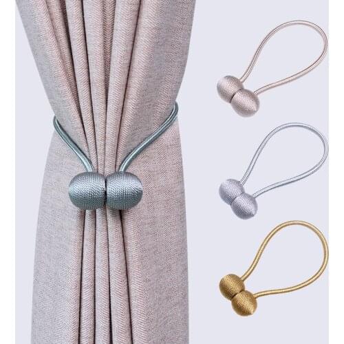 Creative curtain strap simple modern curtain rope strap cute wild magnet curtain buckle Nordic style curtain accessories