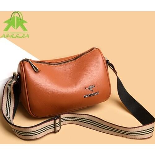 Fashion Simplicity Messenger Bag High Quality Solid Color Women Bag 2021 New Pu Leather Bag Designer Shoulder Bags for Female