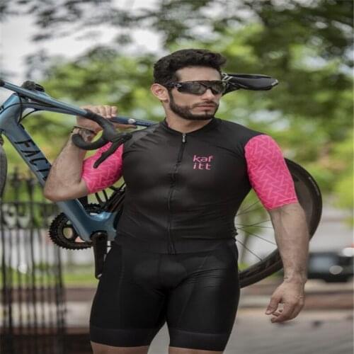 Mens cycling clothing jumpsuits mountain bike clothing short-sleeved quick-drying clothing
