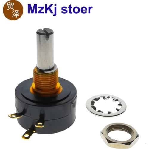 3PCS WDD22 HOT NEW Conductive Pastic Potentiometer WDD22P1 1K 2K 5K 10K 360 Degree Rotation Can Replace FCP22E