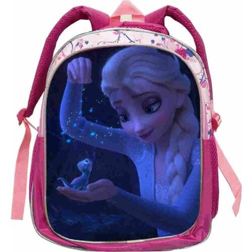 Frozen 2 13 Inch Children School Bags Orthopedic Backpack Kids School Girls Teenage Mochila Infantil Catoon Bags Gift Disney
