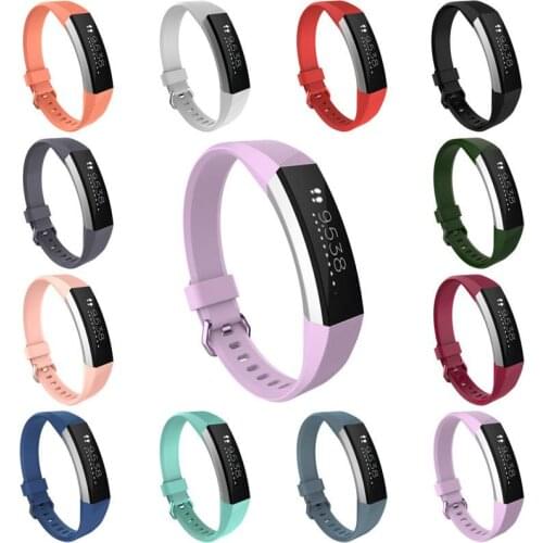 Silicone Watchband High Quality Replacement Smart Bracelet Silicone Wrist Band Strap For Fitbit Alta HR Smart Wristband Watch