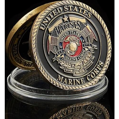 USA Semper Fidells Release The Dogs of War Copper Challenge Coin Value