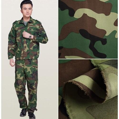 230g Green camouflage cloth fabric for sewing clothes full polyester camouflage printing fabric wear-resistant 1Meter