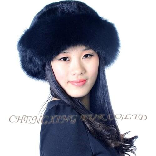CX-C-156B Winter Warm New Design Women Knitted Mink Fur Hat