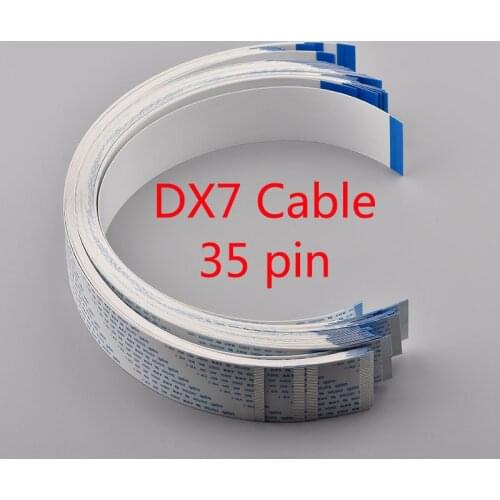 1pc head cable For epson dx7 printhead print head data cable FFC flex flat cable 35 pins for eco solvent printer plotter