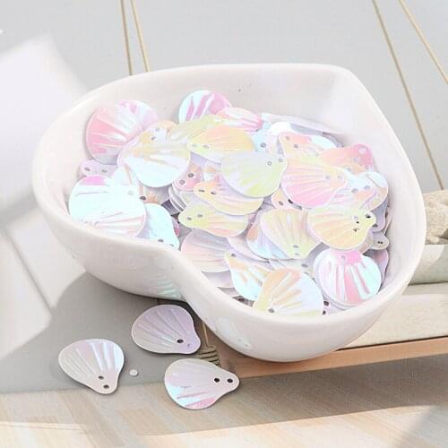 13mm Colorful Shell Pvc Loose Sequins Paillette Sewing Craft For Wedding Decoration Garment Dress Shoe Caps Makeup Diy Accessory