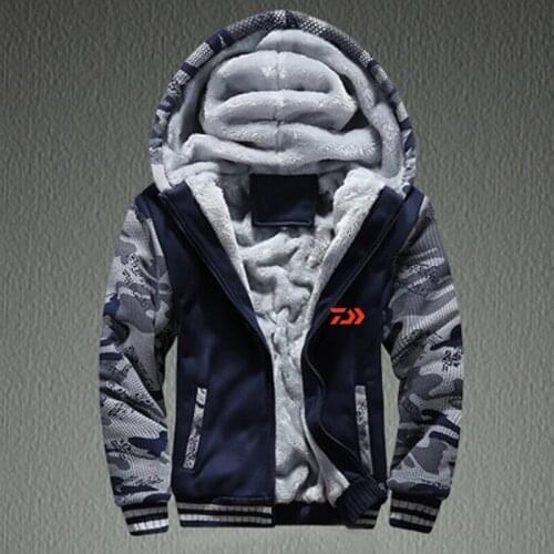 2020 DAIWA Fishing Clothing Spring Autumn Outdoor Sport Camouflage Fishing Sweatshirts Men Jacket DAWA Fishing Clothes Hoodies