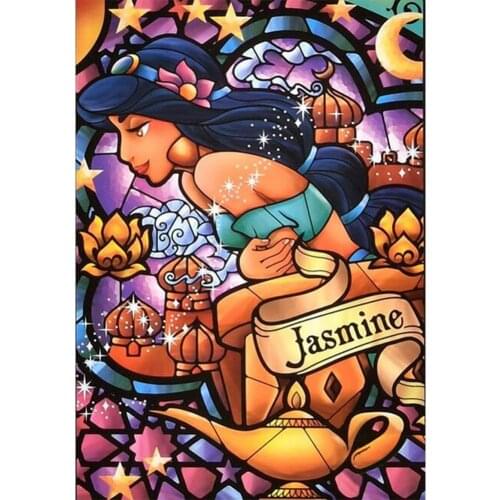 Disney Princess 5D Diamond Painting Cross Stitch Kit Full Drill Embroidery Mosaic Crystal Art Picture Home Decoration Gift