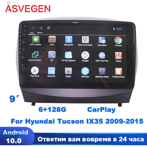 10.2" Auto Car Radio For Hyundai Tucson IX35 2009-2015 Quad Core Android Wifi GPS Navigation Multimedia Player