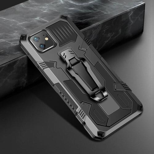 Belt Clip Case For Apple iPhone 12 Pro Max 12 Mini 12 Armor Shockproof Magnetic Ring Bracket Phone Case Cover
