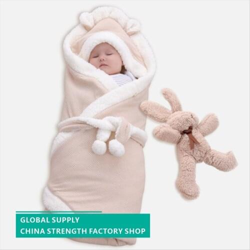 Baby blanket with extra thickness in autumn and winter newborn baby blanket with extra thickness in winter spring and autumn