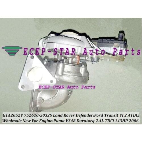 GTA2052V 752610 752610-5032S 752610-0012 752610-0015 752610-0025 6C1Q6K682EF 6C1Q6K682EK 6C1Q6K682EL YC1Q6K682AE Turbo 2.4 TDCi