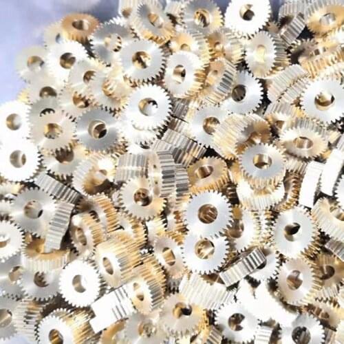 0.5M 30T 6.35MM 6.37MM Copper Gear DIY Model
