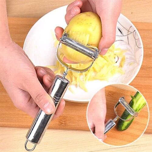 Peeler Multifunctional Stainless Steel Smile Face Peeling Knife Potato Planer Grater Melon And Fruit Peeling Kitchen Accessories