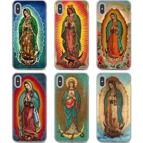 Soft Case Virgin De Guadalupe Virgen Mary Print For iPhone iPod Touch 11 12 Pro 4 4S 5 5S SE 5C 6 6S 7 8 X XR XS Plus Max 2020